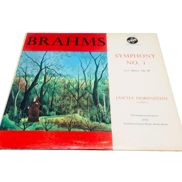 Brahms Symphony No. ! in C minor, Op. 68 Southwest German 1963 vinyl record READ - Picture 1 of 7